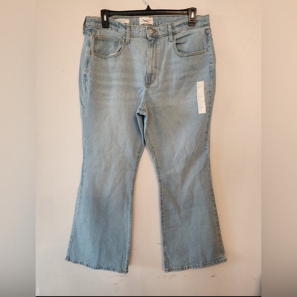 Universal Thread 16 Short Light Blue Women's High Rise Flare Jeans - Picture 1 of 4